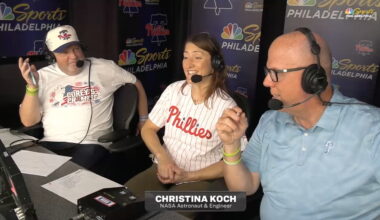 John Kruk asks hard-hitting questions to astronaut Christina Koch