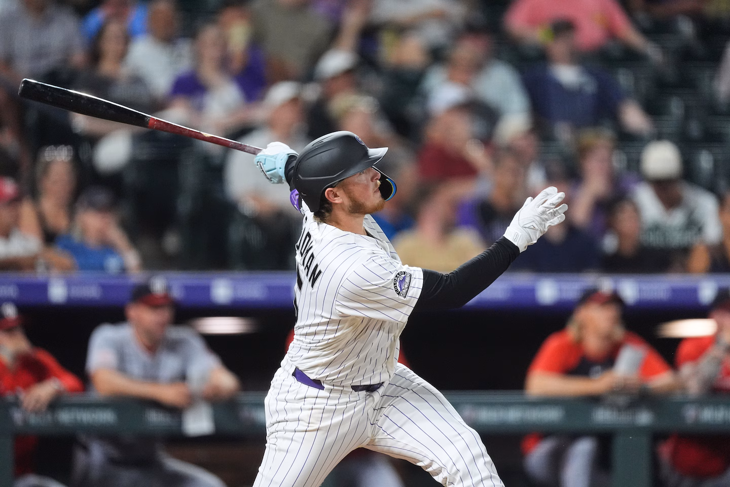 Hunter Goodman's go-ahead homer in 8th inning lifts Rockies to 8-7 victory over Nationals