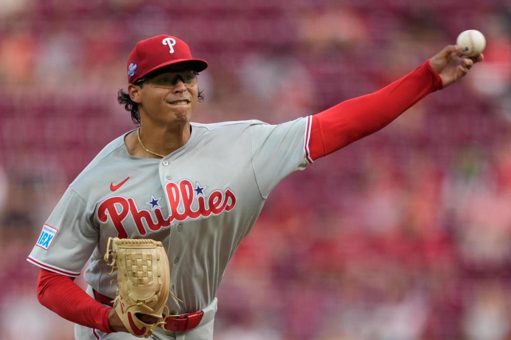 Jesús Luzardo pitches 11-strikeout gem as Phillies defeat Reds 1-0