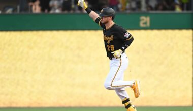 Pirates' Ryan O'Hearn sets club record with 10 RBIs during 3-homer night vs. Braves