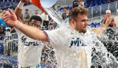 Struggling Marsee walks it off for the now 50 win Marlins - Marlins