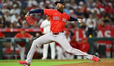 Boston's Aroldis Chapman sets MLB record for strikeouts as a reliever with his 1,364th K