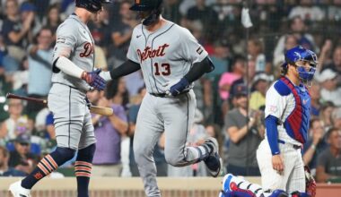 Torkelson and Dingler help the Tigers beat the Cubs 8-6 in 10 innings