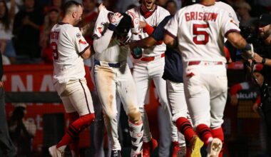 Grissom's clutch hit and Adell's bases-loaded HBP lift Angels to 3-2 walk-off win over Cardinals