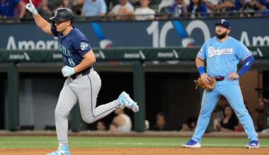 A connections word puzzle about the Mariners’ 6-4 victory over the Rangers