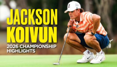Jackson Koivun highlights from the 2026 NCAA golf championships