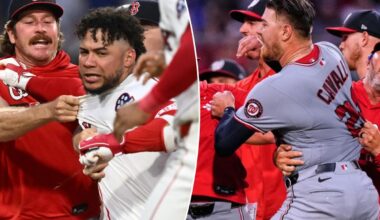 Cade Cavalli, Willson Contreras hit with seven-game suspensions