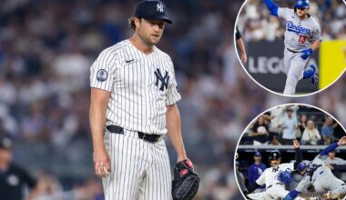 One pitch sinks Gerrit Cole, Yankees in loss to Dodgers