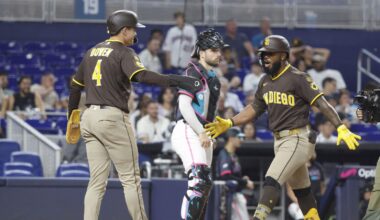 Luis Rengifo stays hot, lifts Padres over Marlins with pinch hit two-run homer