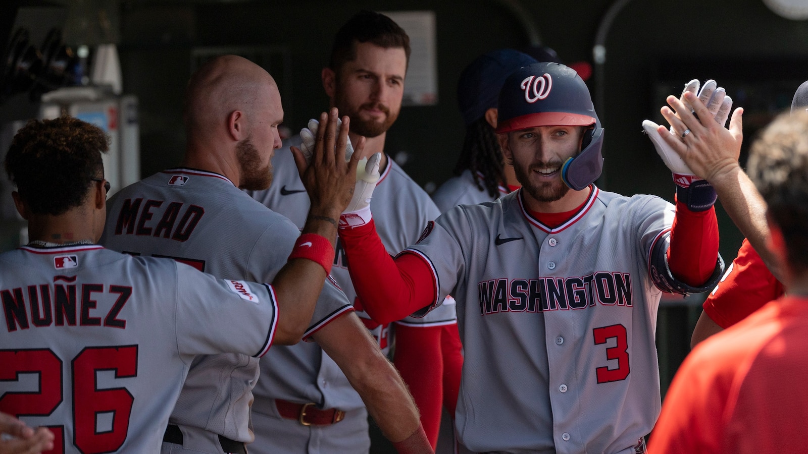 Abrams and Crews hit back-to-back homers Nationals beat Athletics 5-2