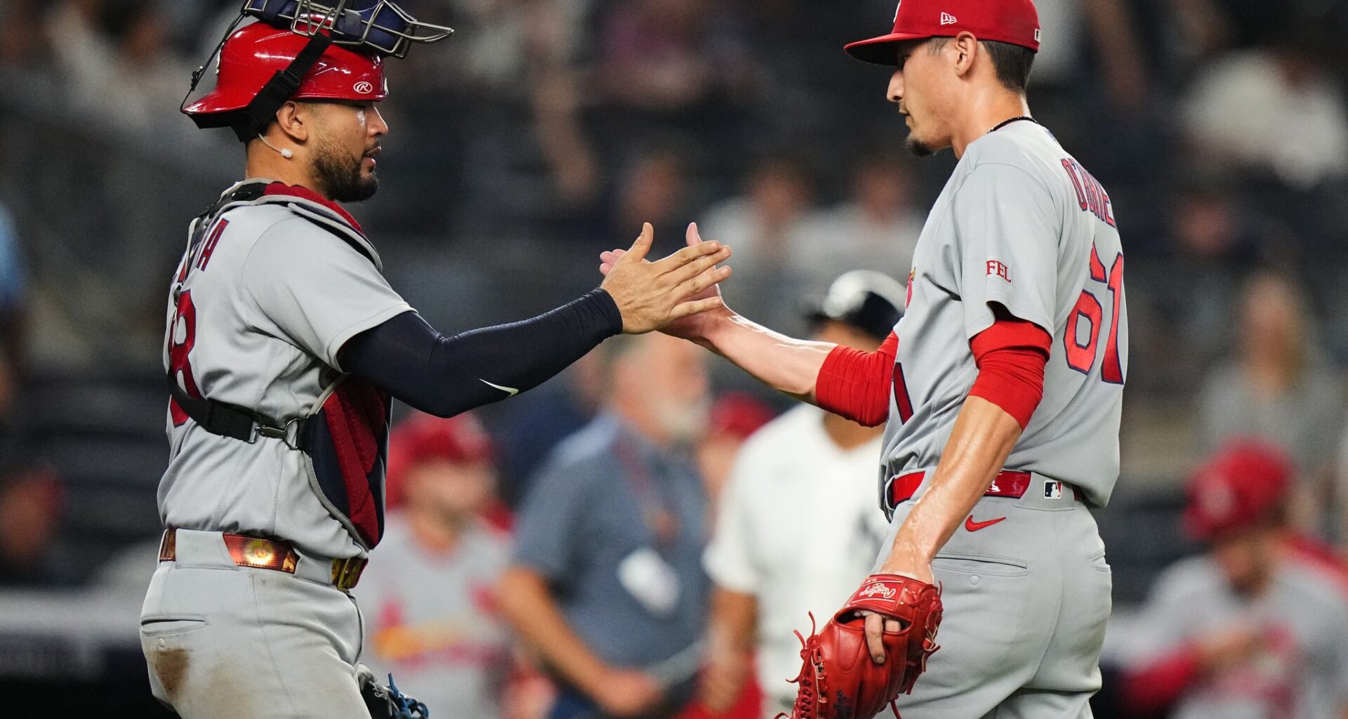 Wetherholt and Pallante lead Cardinals to 3-1 victory over punchless Yankees