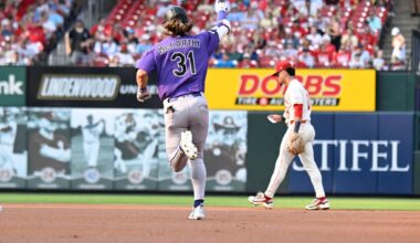 Jake McCarthy homers twice as the Rockies get past the Cardinals, 8-6