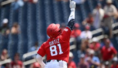 Ortiz hits 2nd career homer, Dion leads strong bullpen outing as Nationals beat Reds 7-1