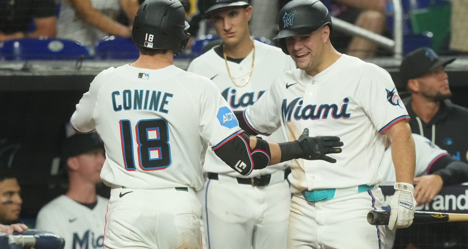 Conine, Hernández homers, Junk's solid 6 innings lead Marlins to an 8-2 win over Pirates