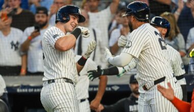 Cody Bellinger hits a tiebreaking double in the 7th inning as the Yankees beat the Astros 9-3