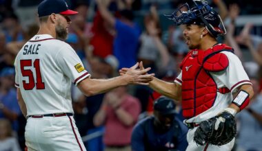 Sale throws a 5-hit shutout as Braves sweep Dodgers