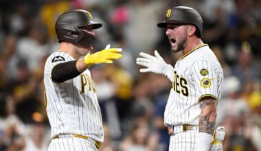Merrill continues to mash, Mize’s quality start help Padres take opener vs Brewers
