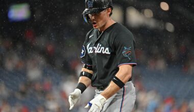 Controversial seventh-inning call burns Marlins in close loss to Phillies - Marlins