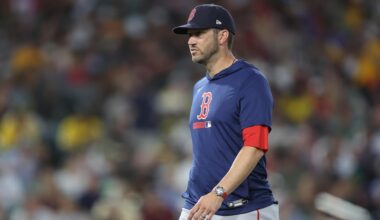 Red Sox Manager Chad Tracy Talks 'Strange' Play That Led to 16-Minute Delay in Loss to Blue Jays