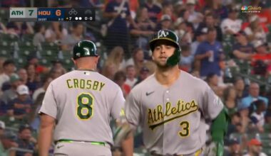 Max Muncy’s solo home run puts Athletics in front vs. Astros – NBC Sports Bay Area & California