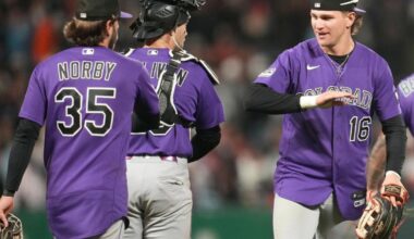 CORRECTION Rockies Giants Baseball | National