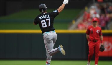 Marsee and Mack homer in the Marlins' 8-4 victory over the Reds | Associated Press