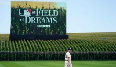 Major League Baseball is back at the Field of Dreams