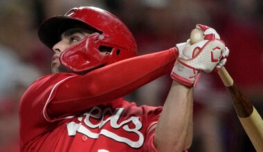 Sal Stewart's 3-run homer helps the Reds rally to beat the Cardinals 5-4