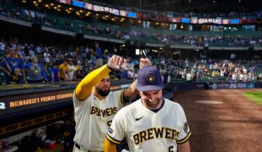 Garrett Mitchell and Gary Sánchez help Brewers score 6 in 1st inning and beat Mariners 7-4