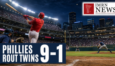 Phillies Rout Twins 9-1 at Target Field
