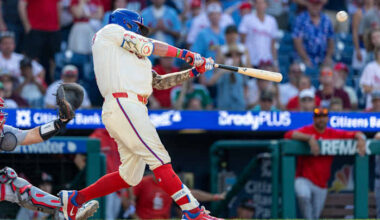 MLB home run leader Schwarber punctuates Phillies' unlikely comeback win over the Cardinals
