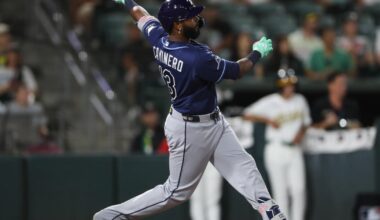 Caminero hits 3-run homer as Rays rally with an 8-run eighth and beat Athletics 10-6