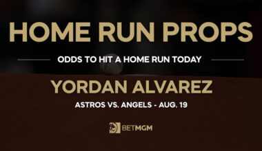 Yordan Alvarez Home Runs Today: Prediction & Odds vs. Angels