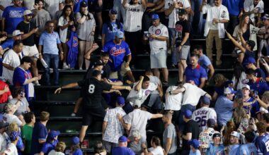 Man arrested, charged with slugging spectator at Wrigley Field