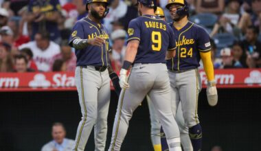 Five-run fifth inning carries Crew to 6-2 victory over Angels