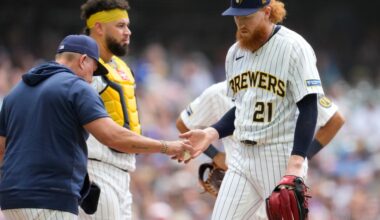 Brewers’ early lead slips away in 7-4 loss to Rangers