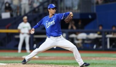 "I will do my best to keep calm so that I can continue pitching like today."Satoshi Miyamori (Samsun..