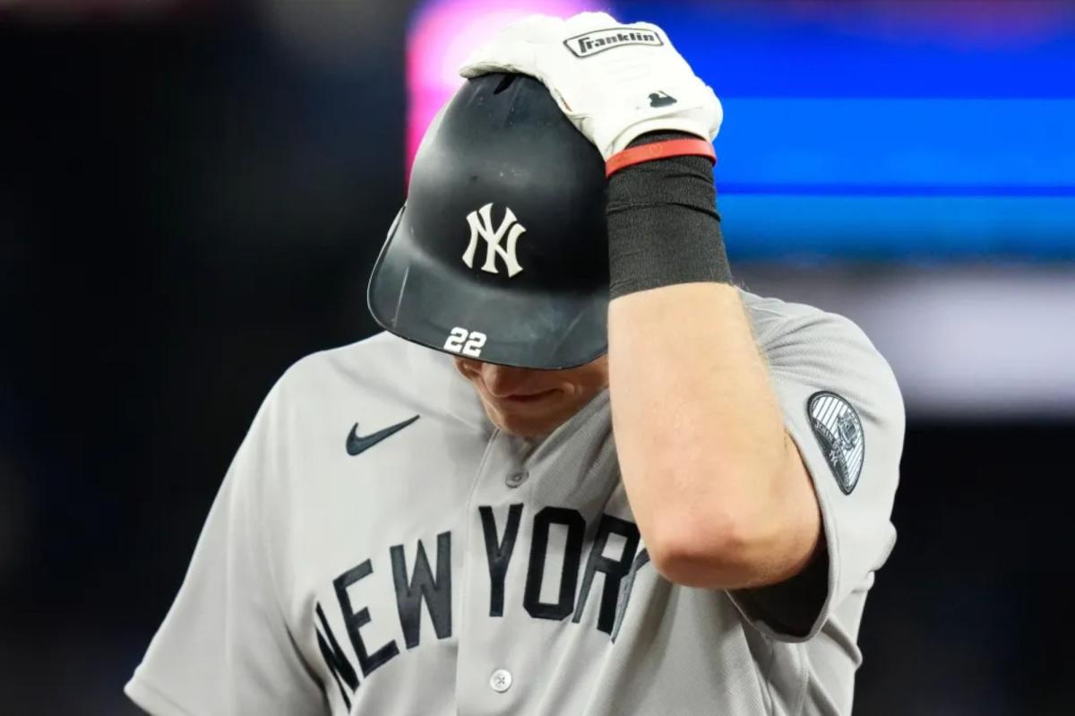 Ben Rice's struggles at plate coming at wrong time for Yankees