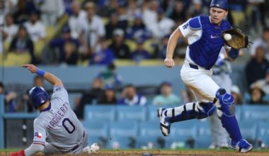 Texas Rangers v Los Angeles Dodgers