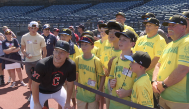 Guardians' Travis Bazzana invites Australian LLWS Team to Progressive Field