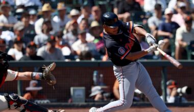 Lee's pinch-hit single in 10th sends Tigers past Giants 3-1
