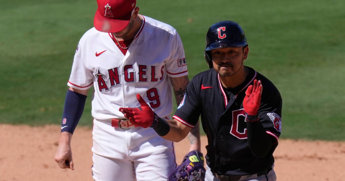 Guardians rally in ninth to sweep Angels
