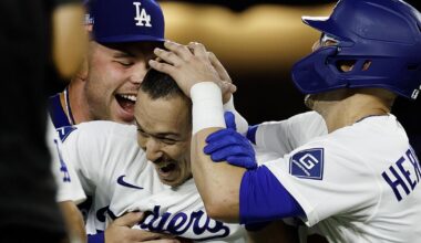 Dodgers win on Tommy Edman's walk-off; Andy Pages suffers fracture