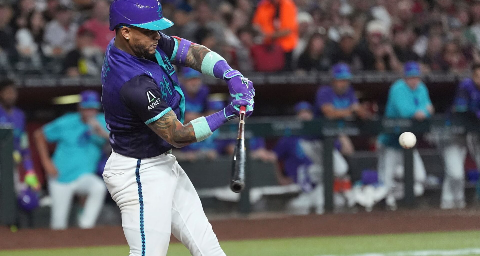 Ketel Marte has 3 RBIs to earn big cheers from Chase Field crowd, Diamondbacks beat Rangers 9-1