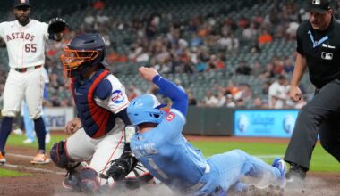 Rave and Massey homer as Royals beat Astros 5-2, dropping Houston into first-place tie with Texas