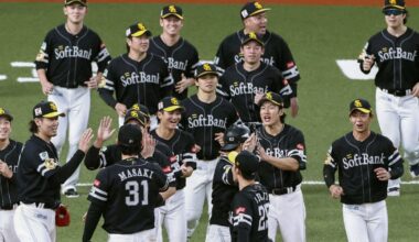 Baseball: Hawks win 3rd straight Pacific League pennant, 1st time in 60 yrs