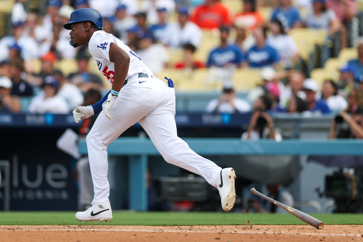Josue de Paula hits a double in the fifth inning Sunday.