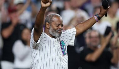 Trumpeter Dr Jesse McGuire belts national anthem after instrument malfunctions in unforgettable MLB moment