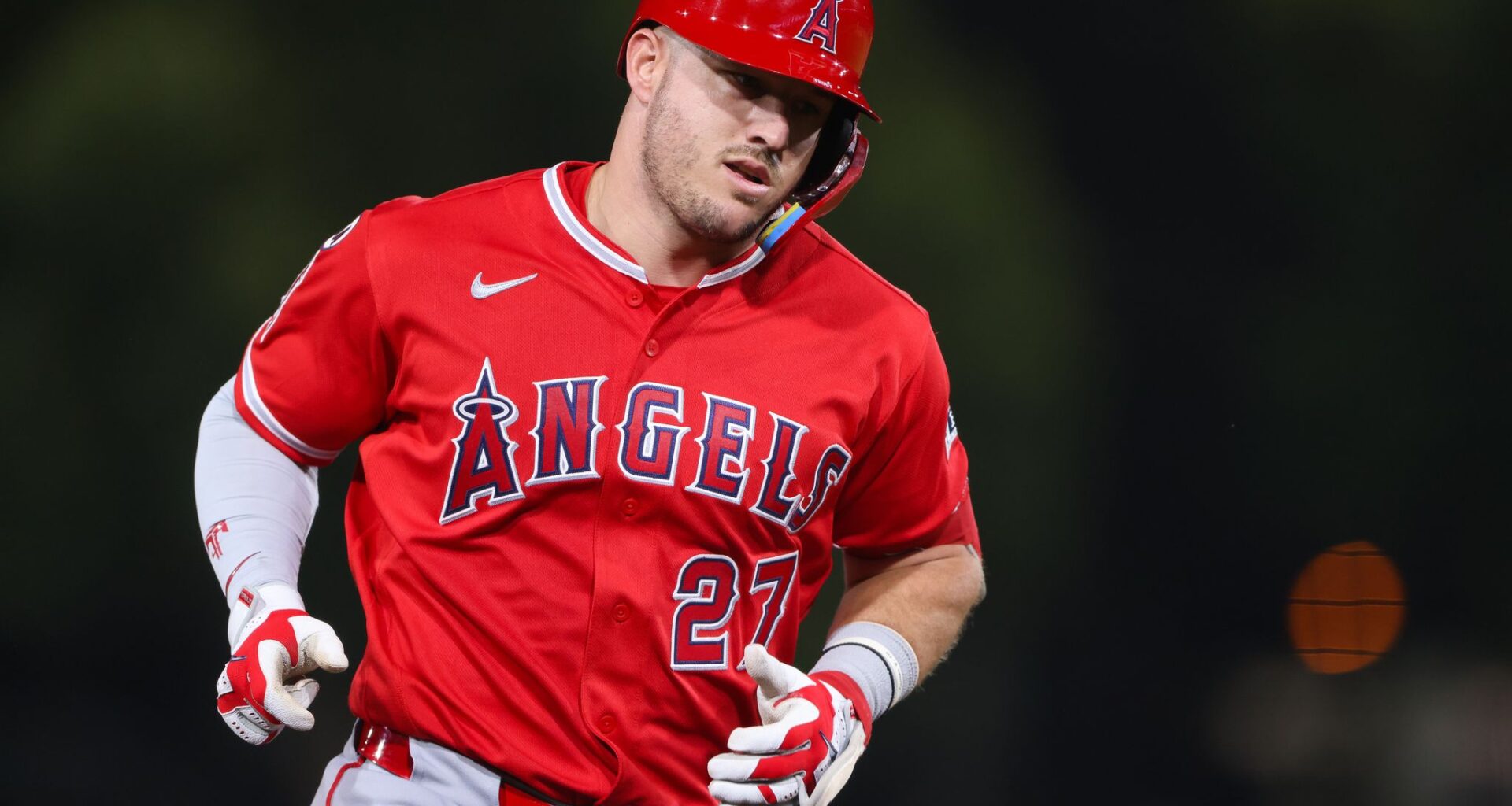Walton homers and Bolte has 4 hits to lead the Athletics to a 7-3 victory over the Angels