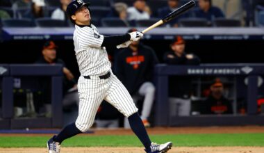 Volpe hits 2-run double in 6th inning and Yankees beat Orioles 6-3 for doubleheader split